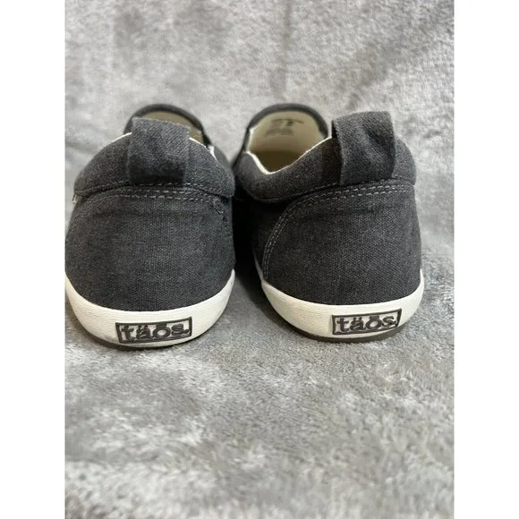 Taos Dandy Shoes Women's 7.5 Gray Charcoal Low Slip On Casual Comfort Sneakers - Picture 5 of 7